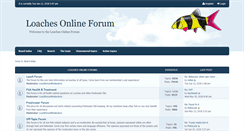 Desktop Screenshot of forums.loaches.com