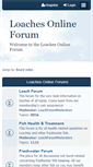 Mobile Screenshot of forums.loaches.com