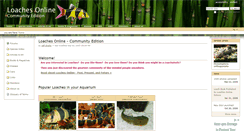 Desktop Screenshot of loaches.com